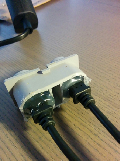 05USB Verlängerung einpassen